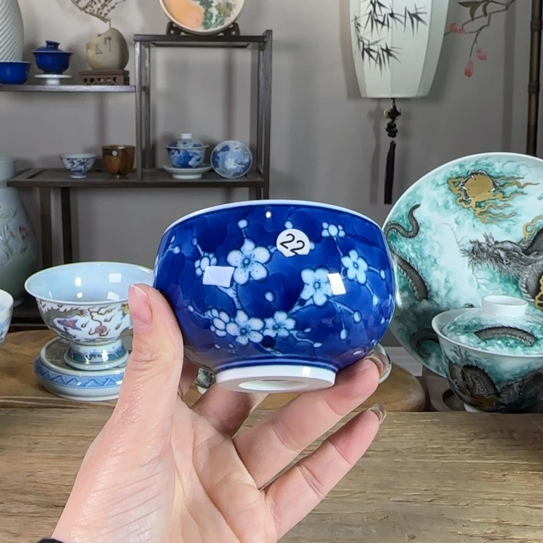 杯景德镇陶瓷柴烧多人