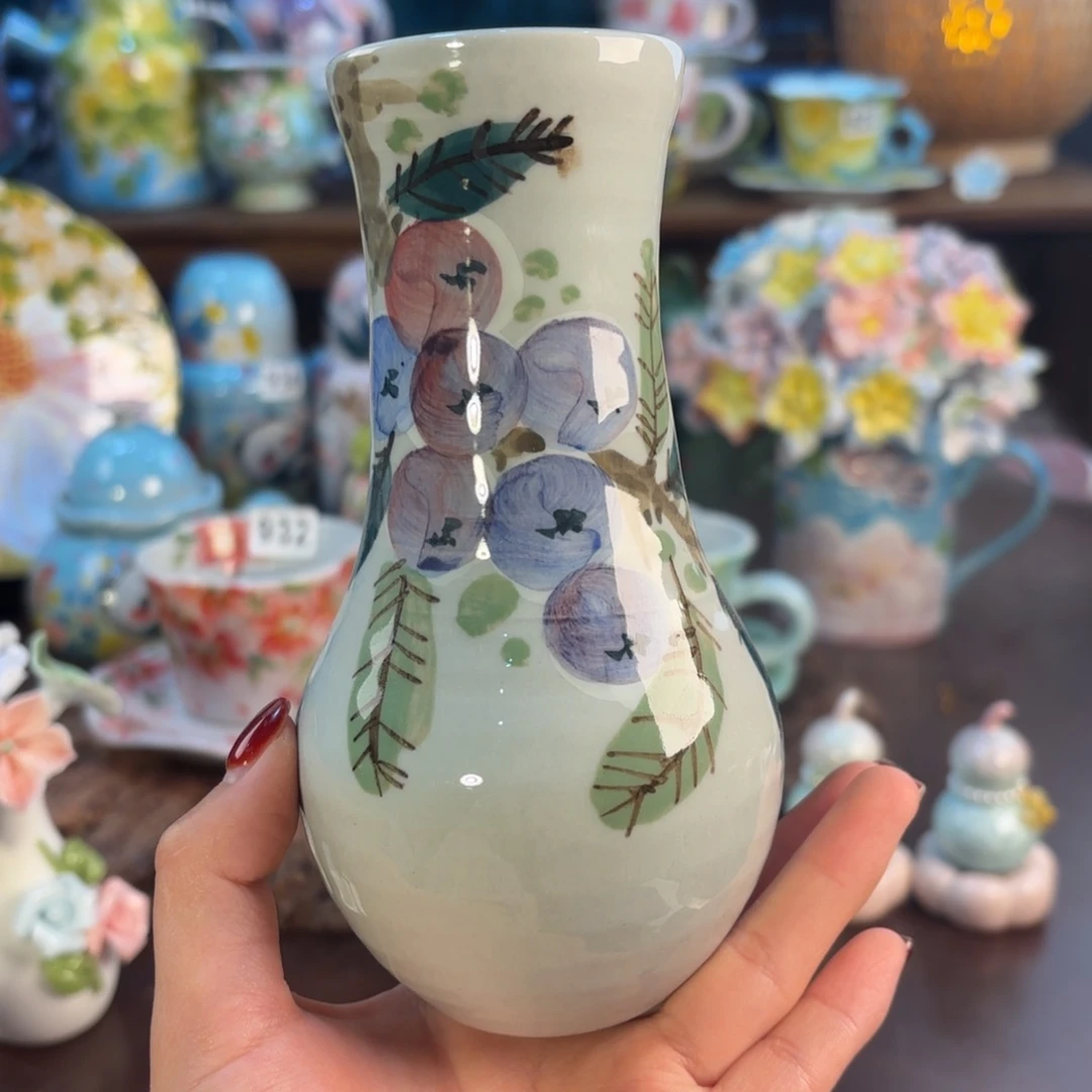 景德镇手绘高温釉下彩陶瓷茶具