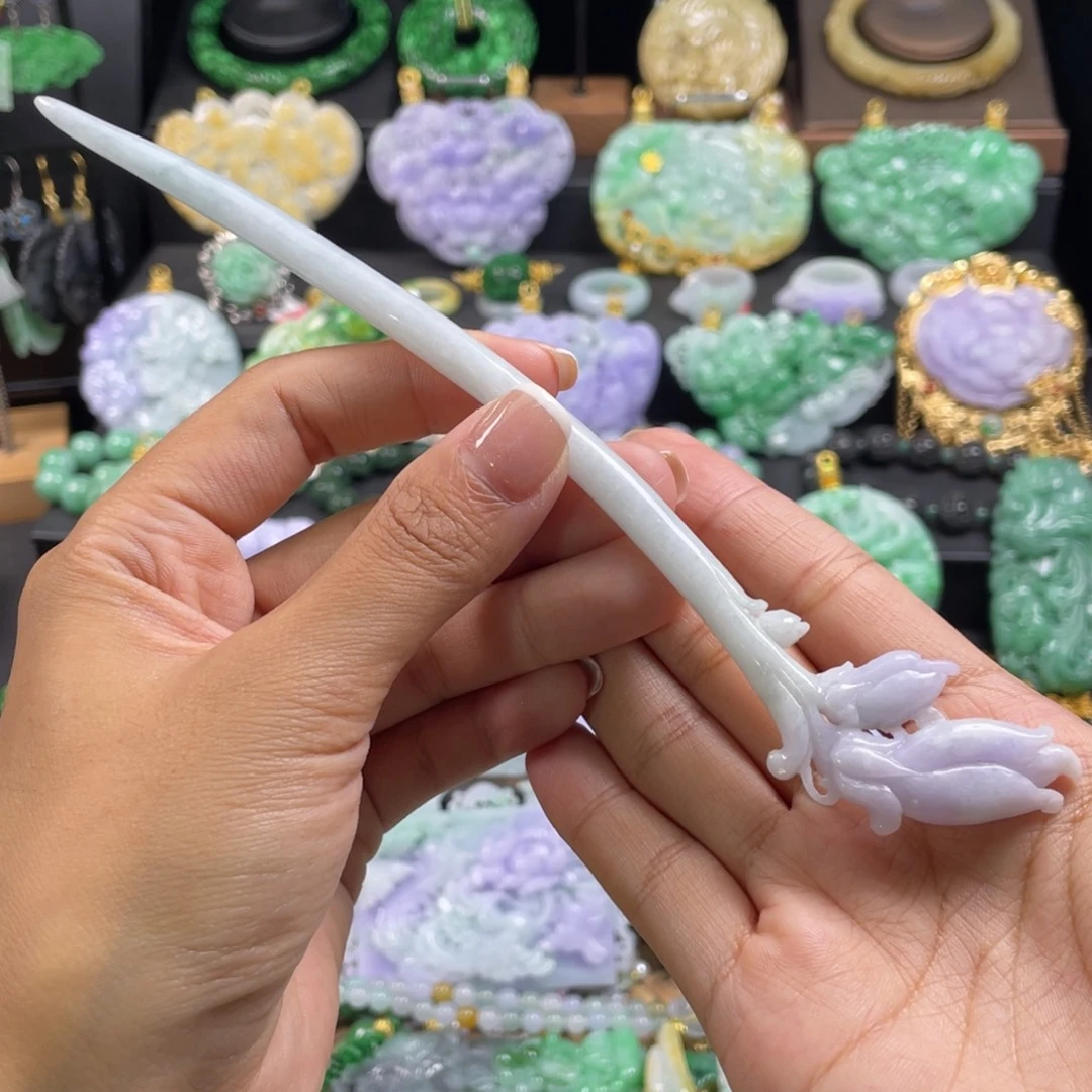 翡翠未镶嵌颈饰代编织