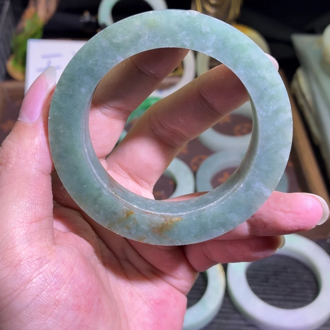 定制翡翠未镶嵌缅甸翡翠A货手镯毛胚定制