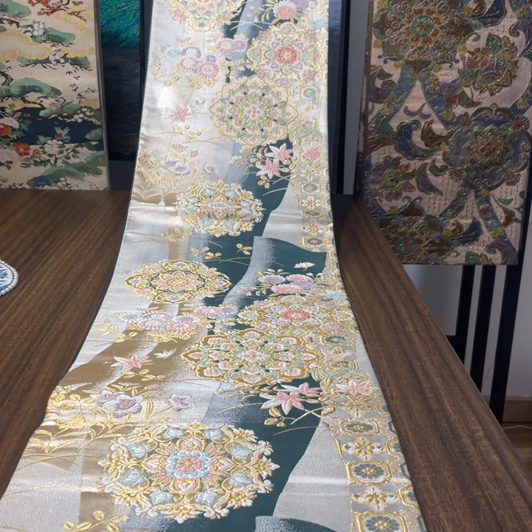 织绣唐锦西阵织桌旗63