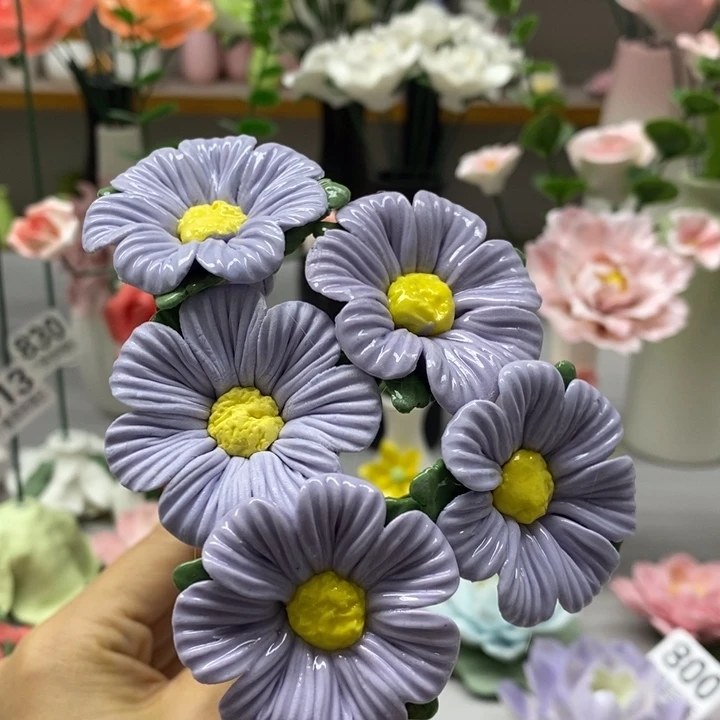 陶瓷陶瓷材料小雏菊