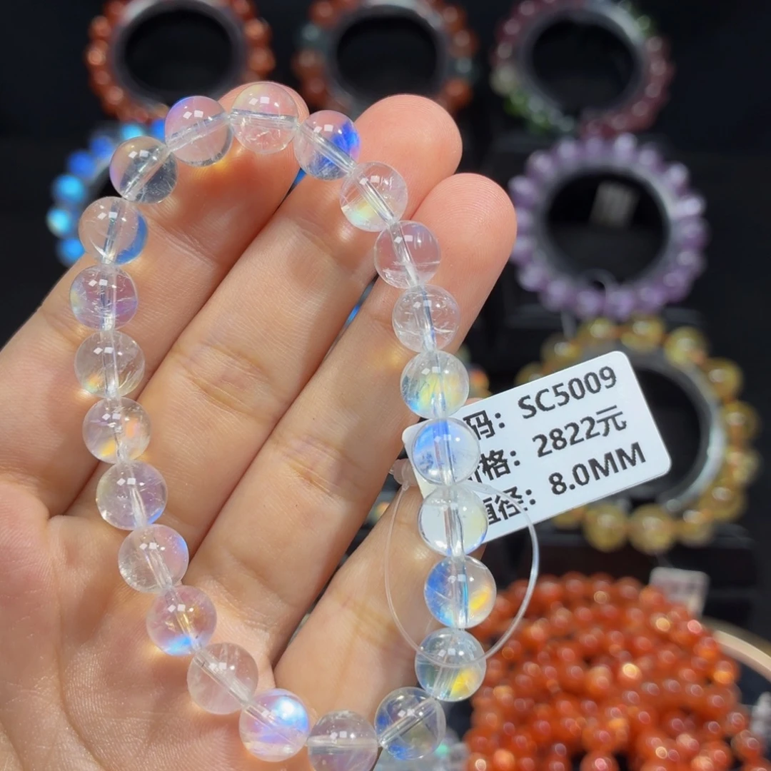 手链月光石未镶嵌SC5009#8.0mm