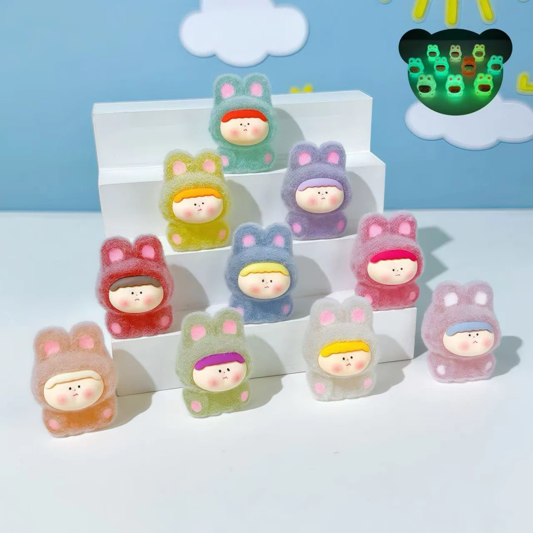 植绒夜光莉莉丝DIY车载摆件，钥匙扣