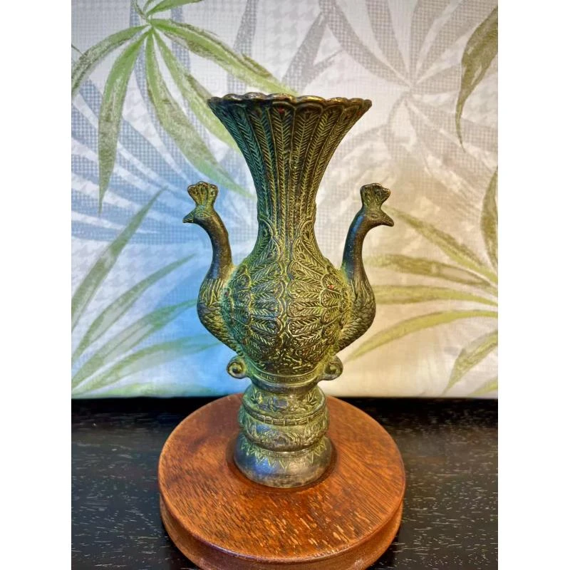 【闪购链接】铜双凤瓶摆件