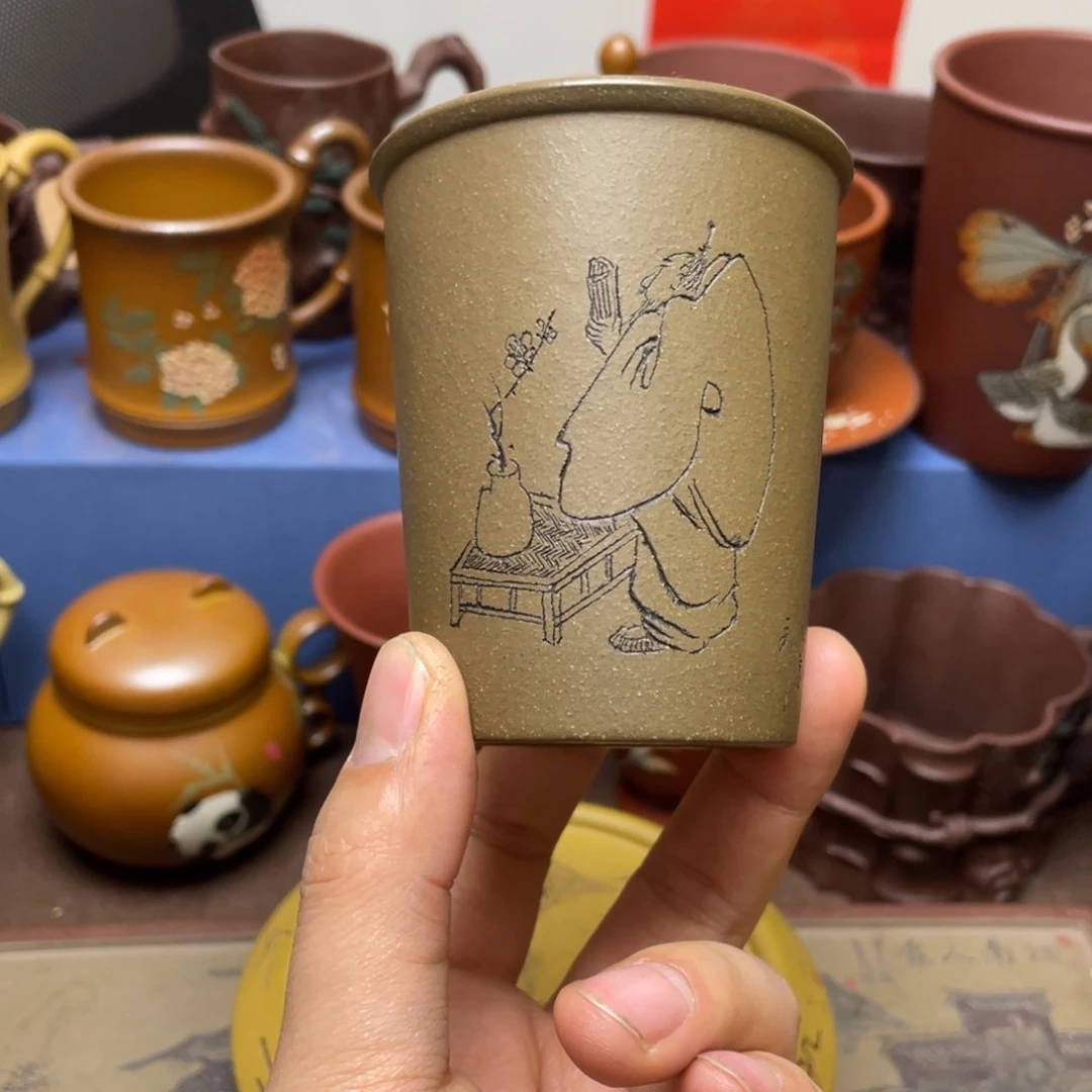 紫砂茶杯紫砂主人杯