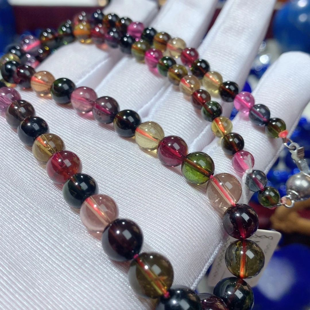 糖果色项链未镶嵌碧玺