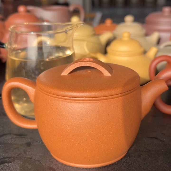 紫砂茶案五彩汉瓦200cc