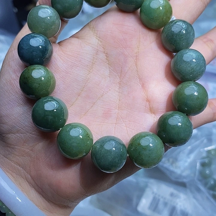 未镶嵌手串翡翠天然缅甸A货翡翠14.6