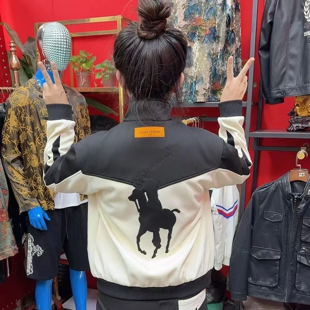 2025新款早秋修身百搭轻奢简约休闲时尚男士立领套装2661