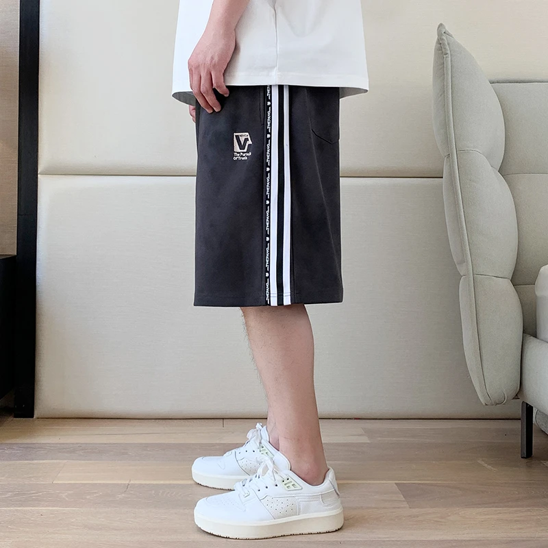 THE PANG潮牌大码男装胖子加肥加大宽松休闲裤潮流扎染短裤夏季