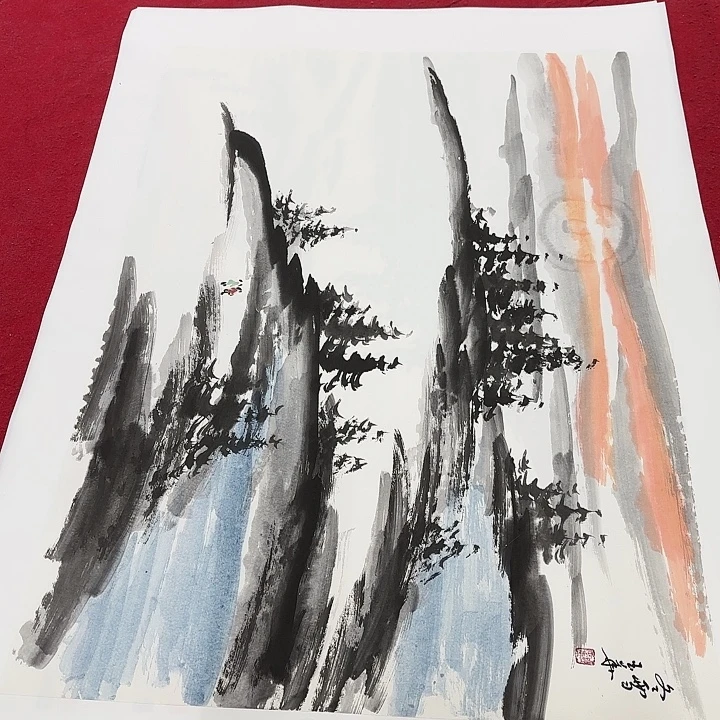 国画花鸟等多种鸟类的栖息地及