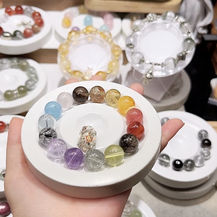 水晶手链未镶嵌天然水晶