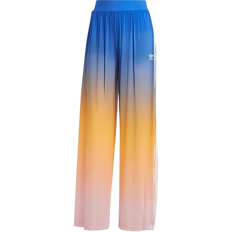 Adidas/阿迪达斯新款三叶草女士时尚宽松阔腿长裤JG5955