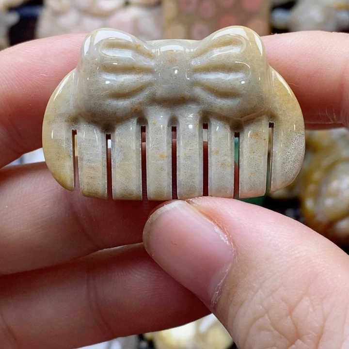 硅化珊瑚(珊瑚玉)颈饰未镶嵌小吊坠