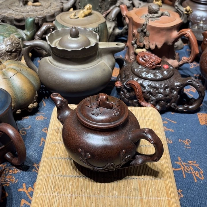 蔷***雪紫砂茶壶紫砂。