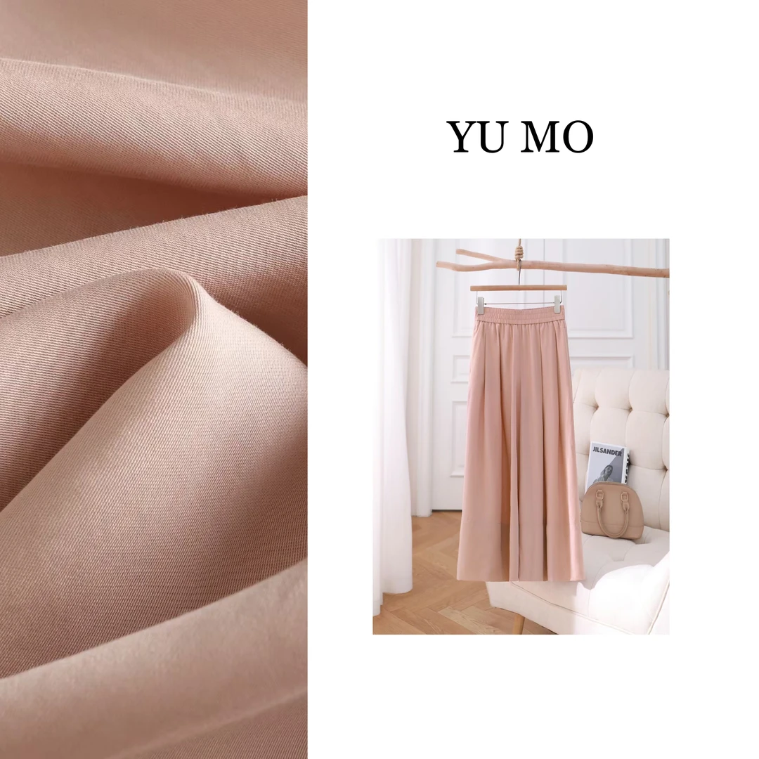 “欧若风裤裙”100天丝 轻薄柔感阔腿裤女夏季薄款八分休闲显瘦裙裤
