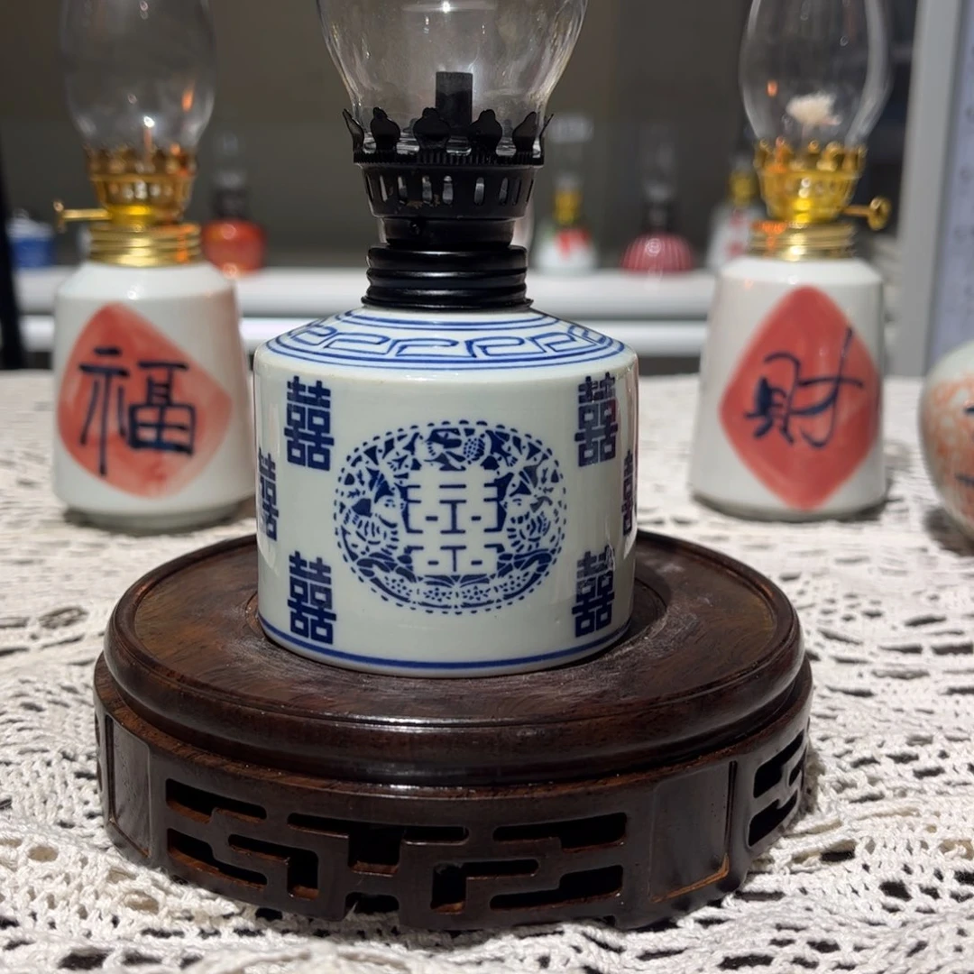 摆件景德镇陶瓷香薰灯