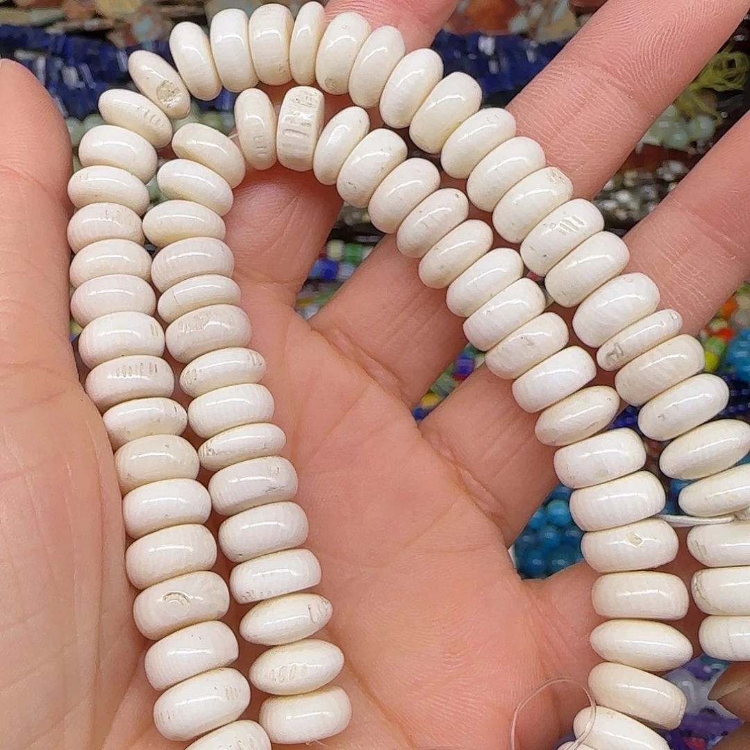 玛瑙/玉髓合金珠宝半成品10mm一条算盘