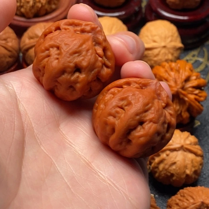 老***任文玩核桃吊坠金刚鹦鹉