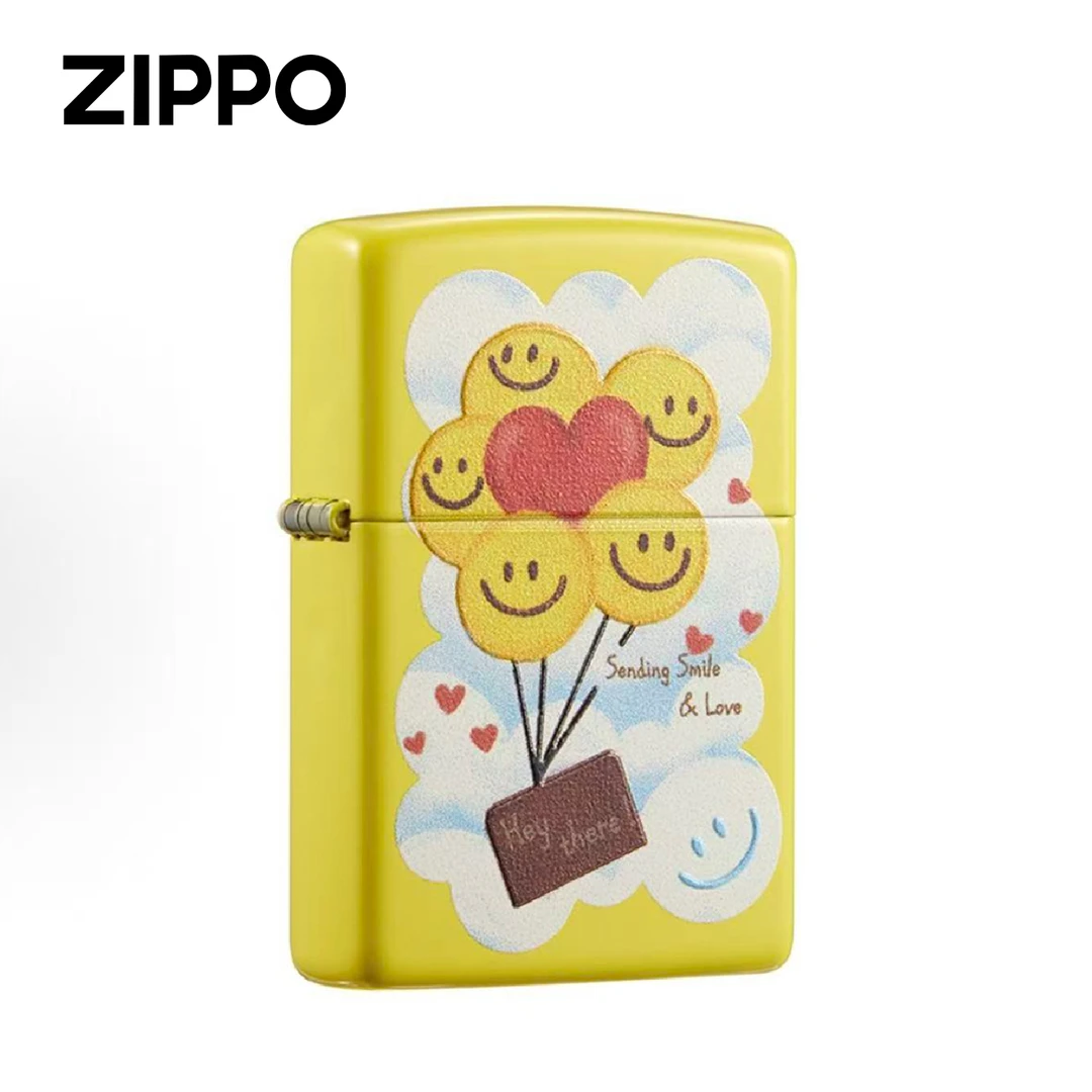 ZIPPO打火机 恋爱气球 防风煤油打火机可爱送礼物收藏个性TCH1X1