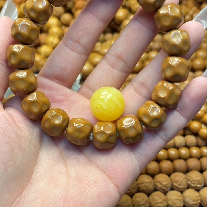 黄***糕核桃全品大奶酪手串