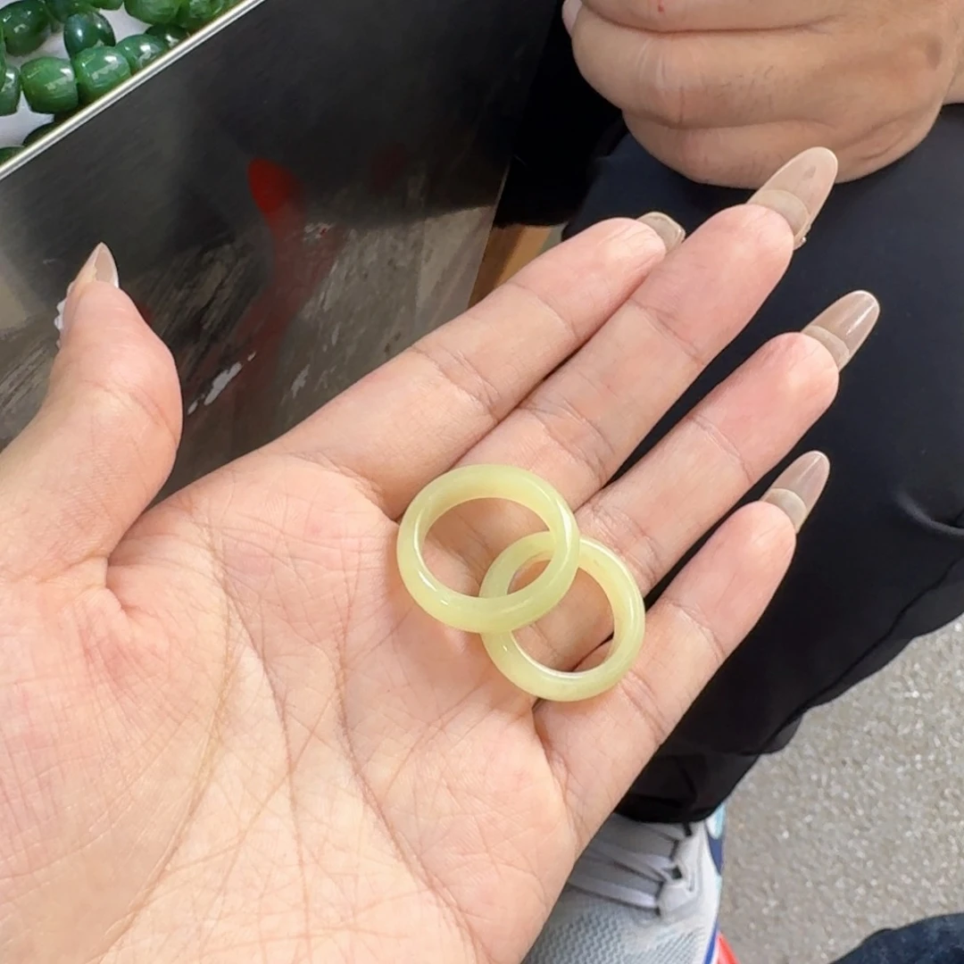 和田玉戒圈未镶嵌多样性发货 拍一发一