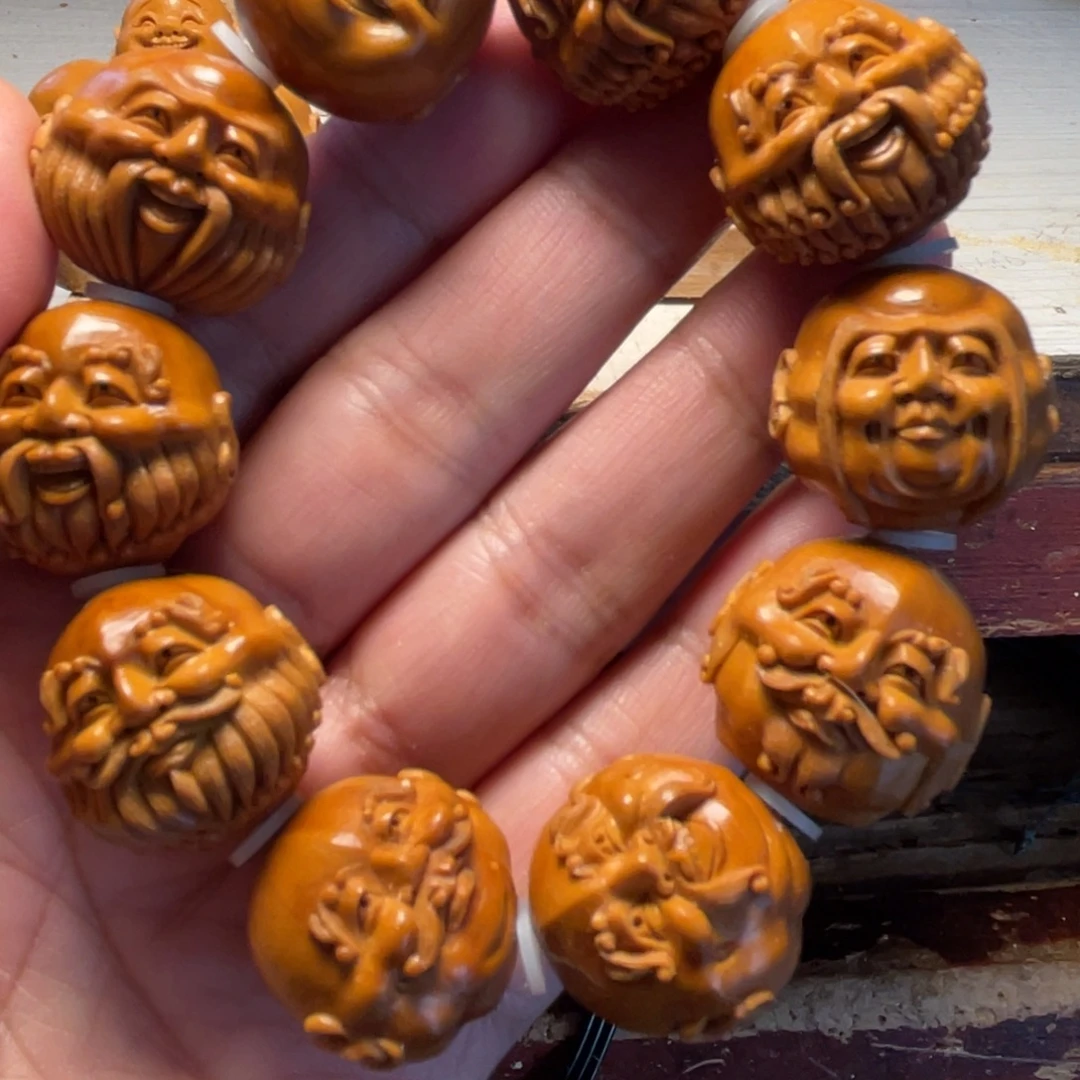 橄榄核手串/手链2.3精品须派十八罗汉微返油特价