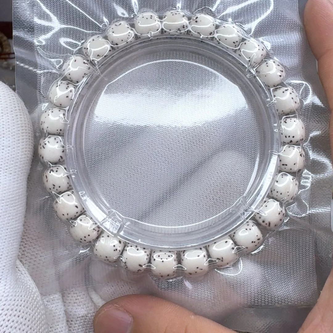 星月菩提手串98原白河豚大留白918