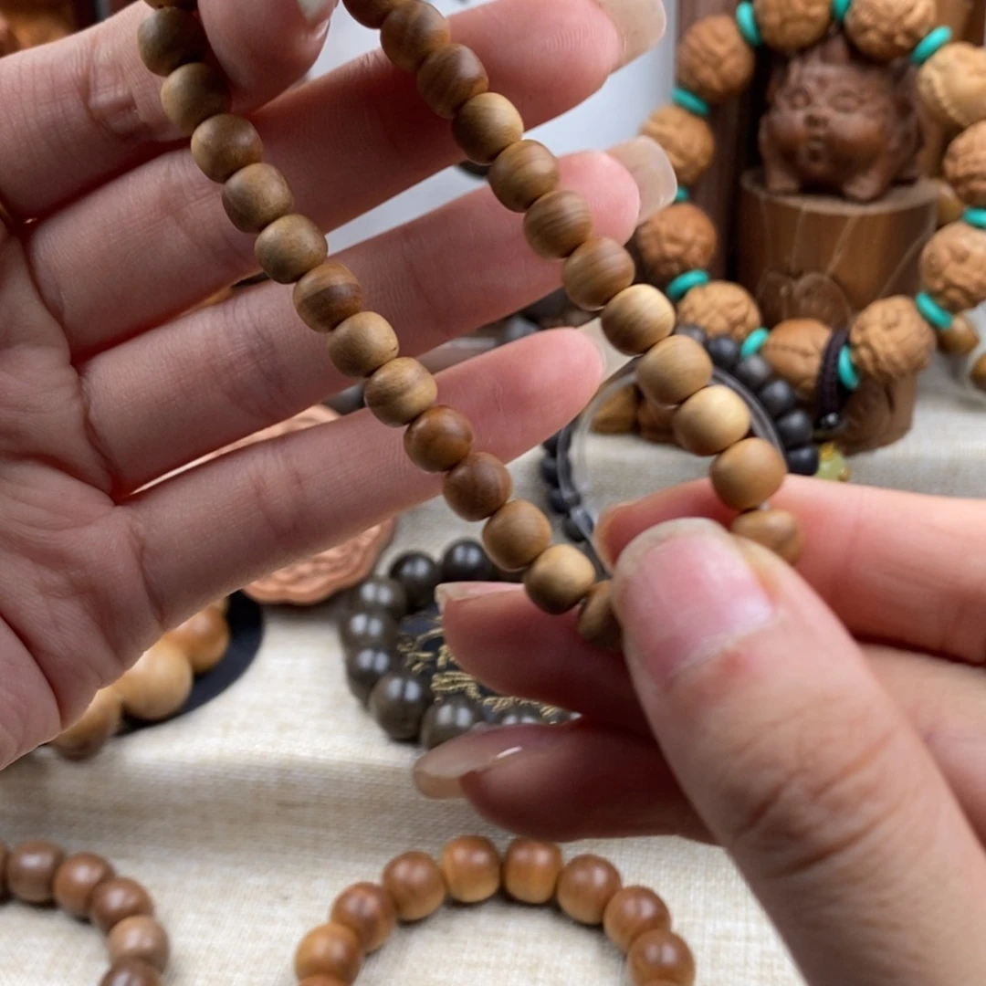 檀香木手串/手链迈索尔老山檀香，奶香0607