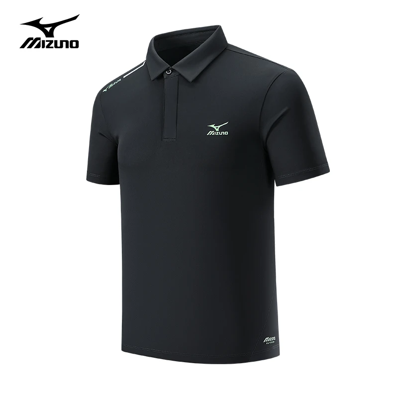 Mizuno/美津浓短袖男POLO衫翻领设计宽松透气运动休闲体恤春夏季