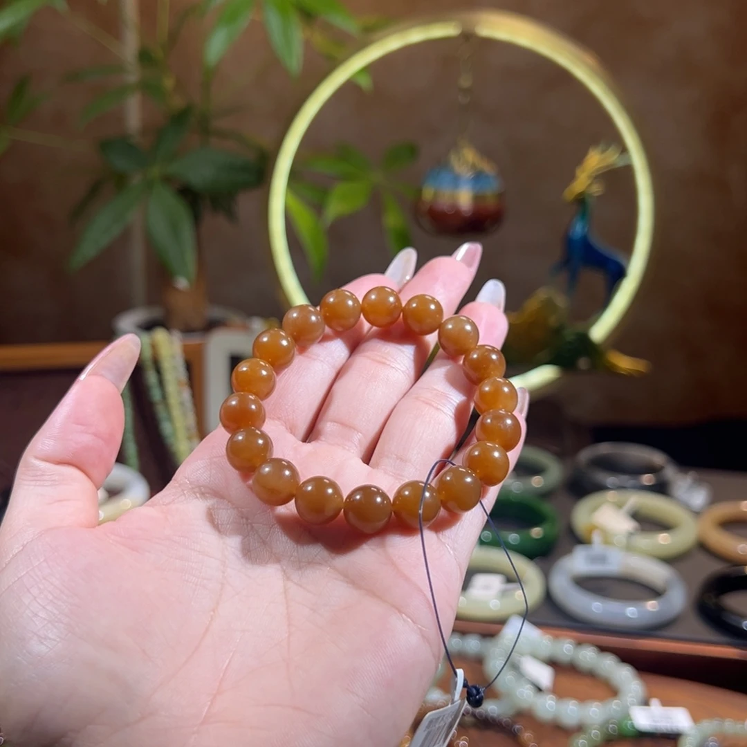 未镶嵌手链和田玉（糖玉）