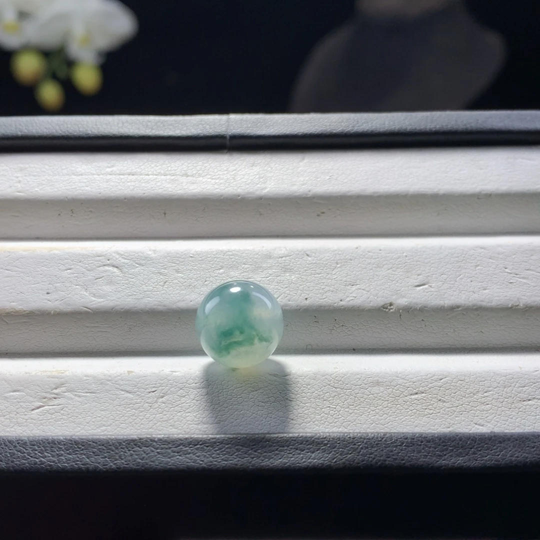 翡翠未镶嵌手串卡11飘花珠