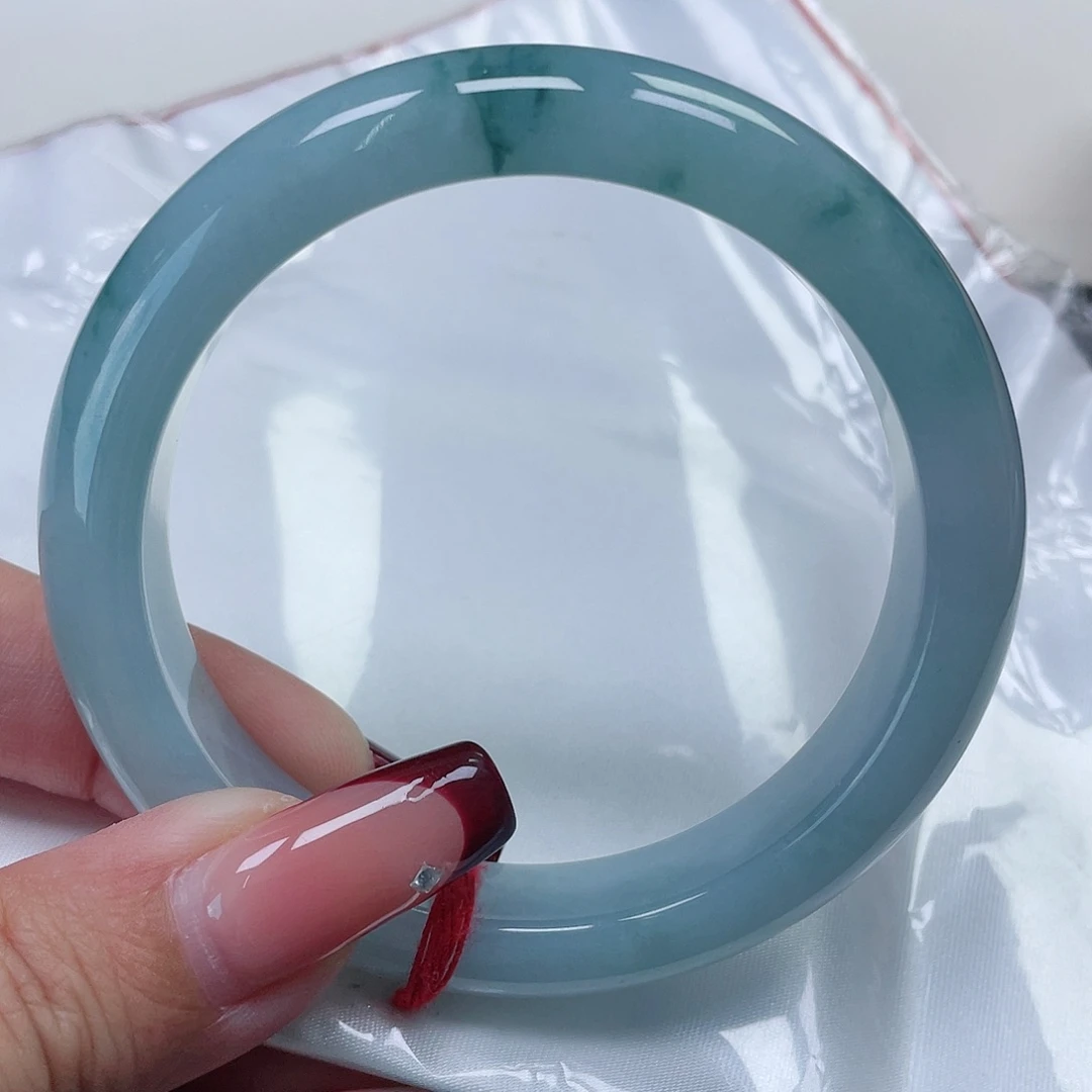 翡翠手镯未镶嵌缅甸翡翠57圈07