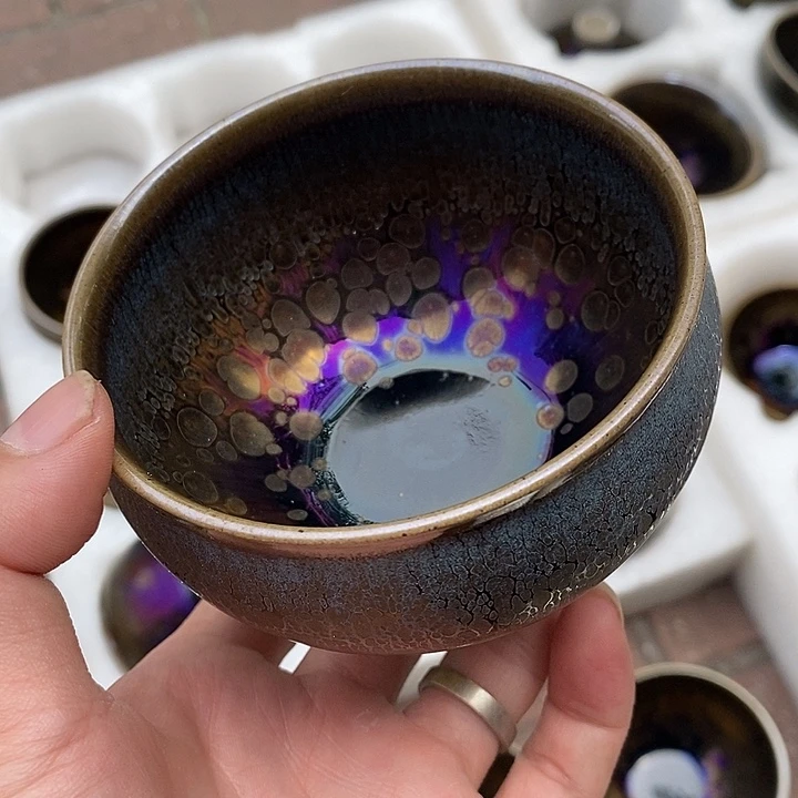 茶盏祺**康建盏将军一个送一个盒子