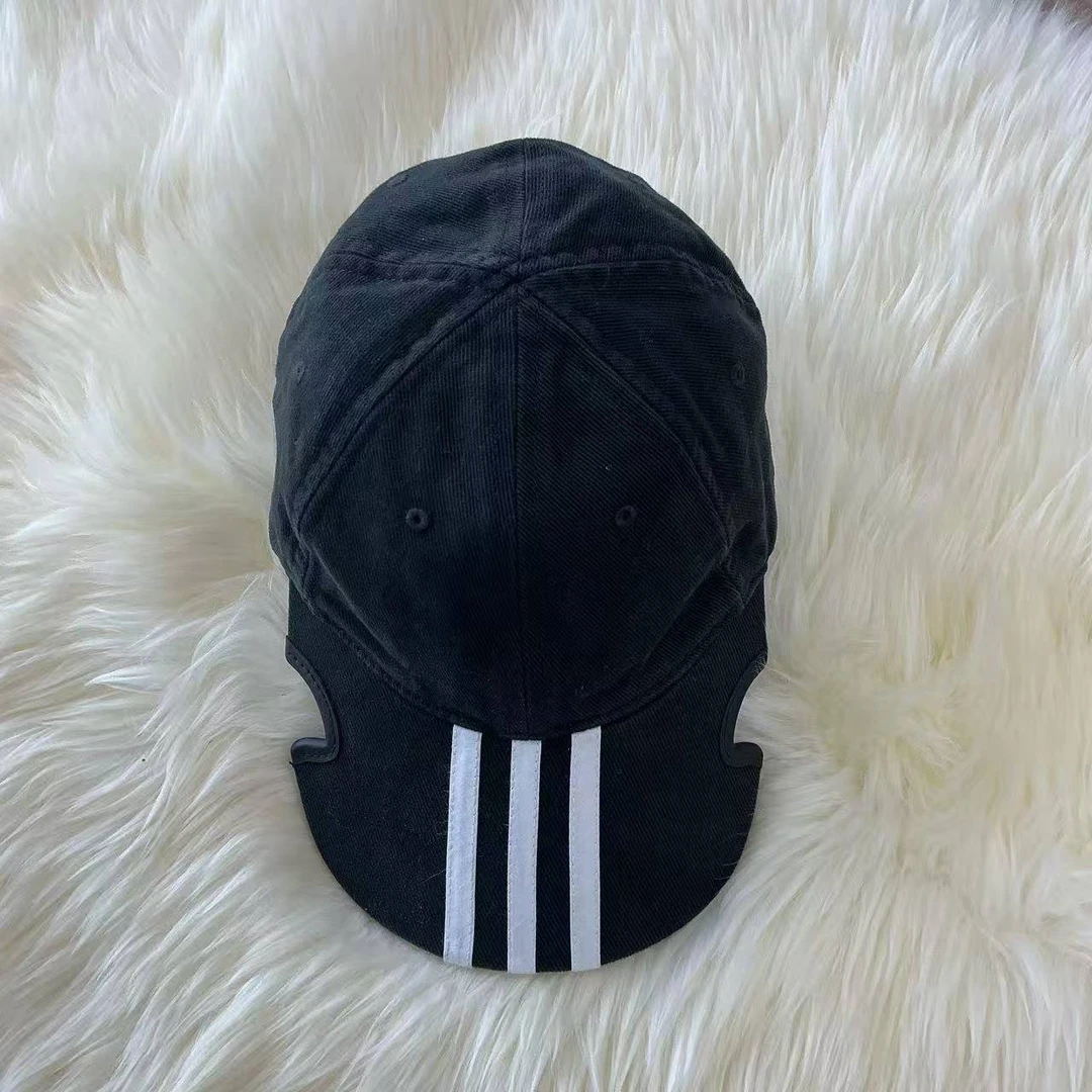 99新 Balenciaga/巴黎世家 （pm）三条杠缺角棒球帽 M码 9068