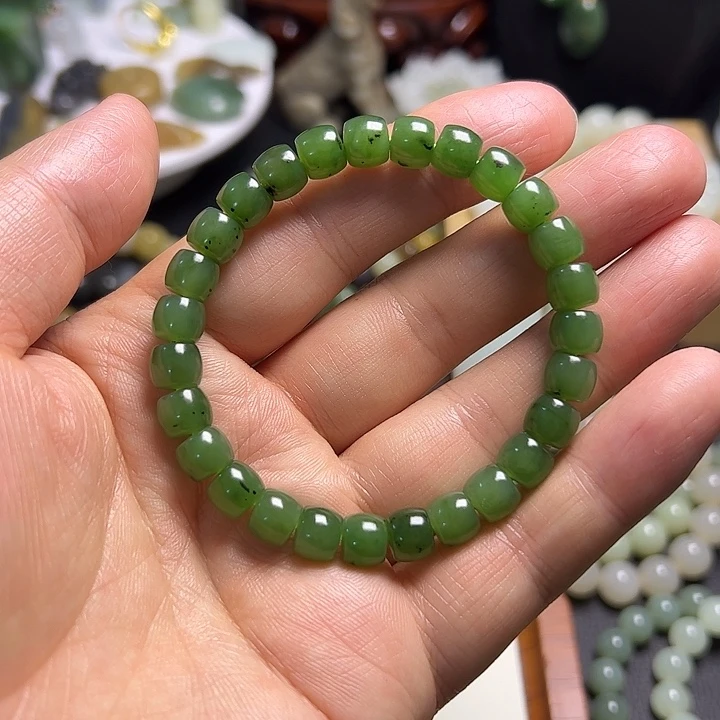 和田玉未镶嵌手链