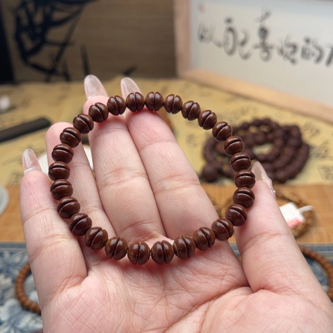 紫金鼠手串纯肉金饭碗