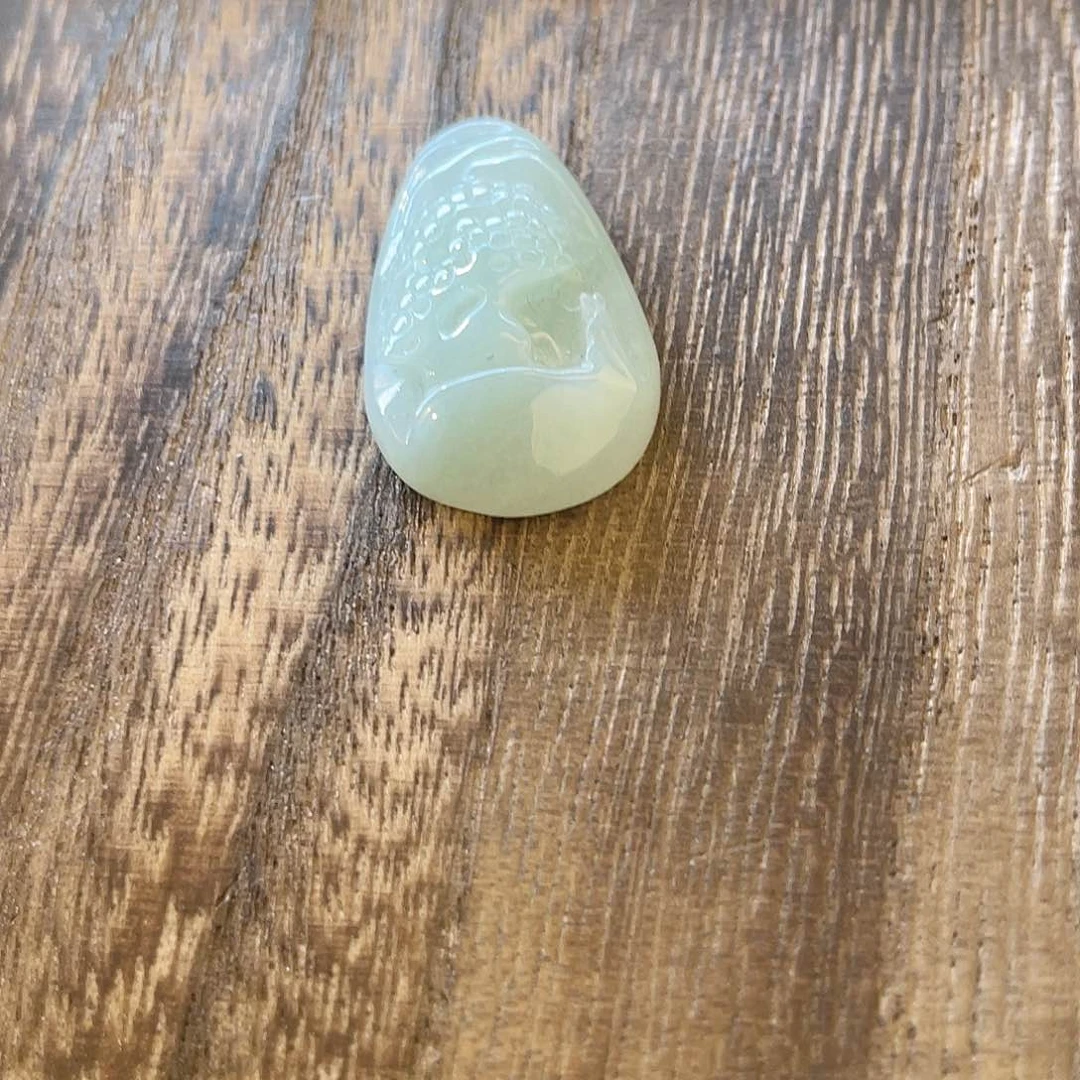 翡翠未镶嵌颈饰翡翠迷你小山水牌