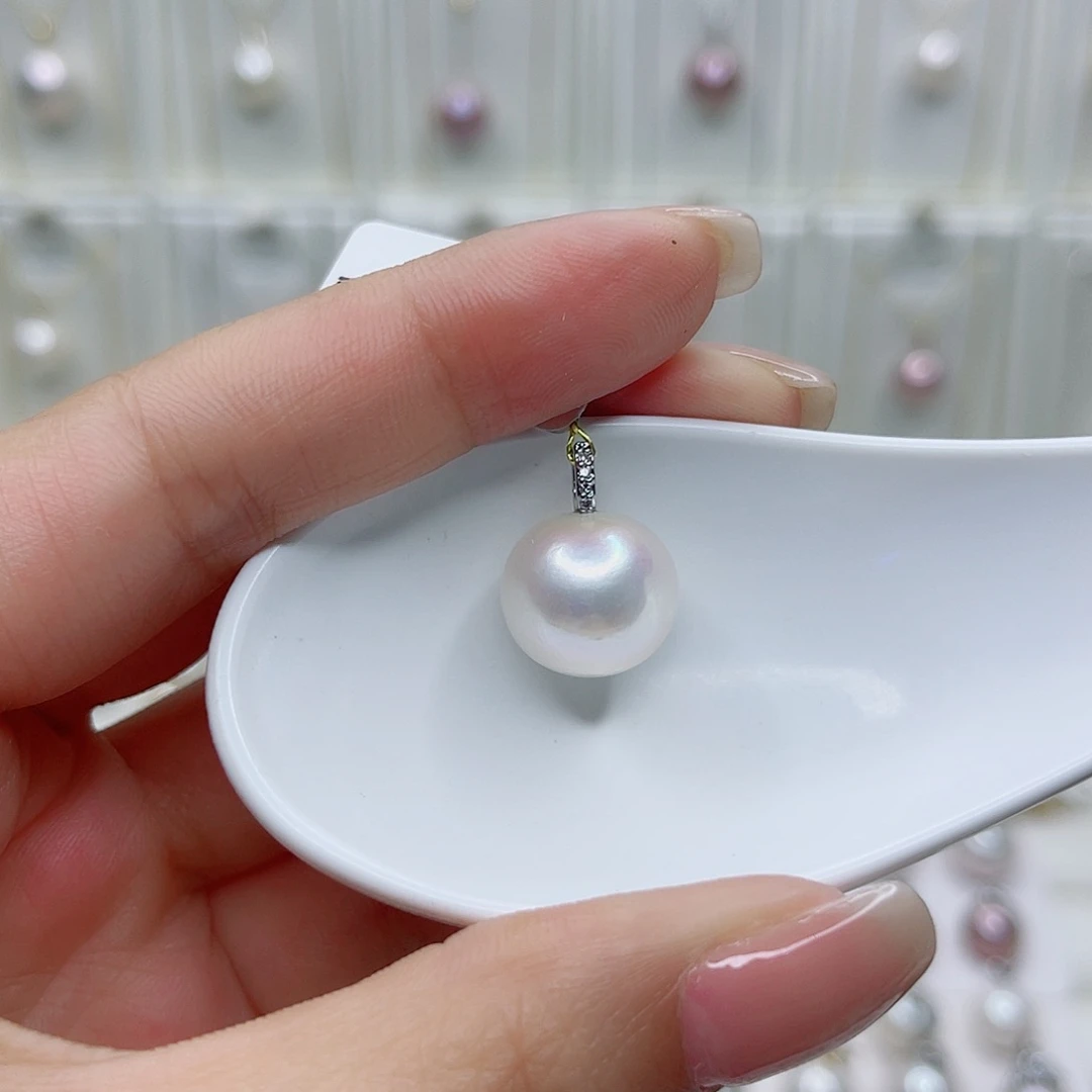 淡水珍珠未镶嵌吊坠(赠链)