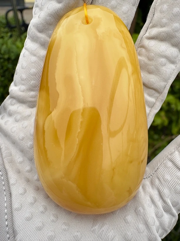 假一赔十，天然琥珀蜜蜡，蜡质浓郁，蜜蜡吊坠，蜜蜡水滴吊坠，编号26