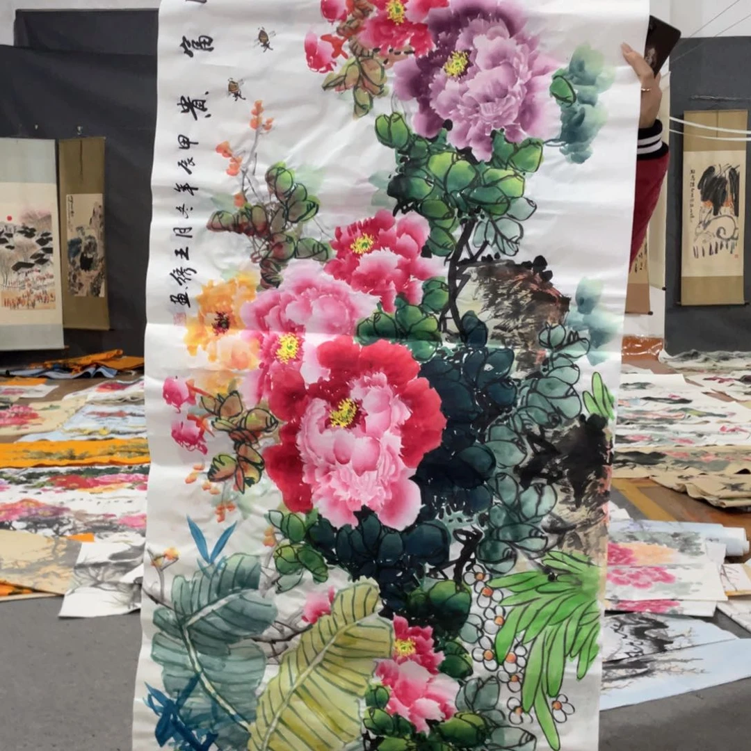 国画国画作品画心一张