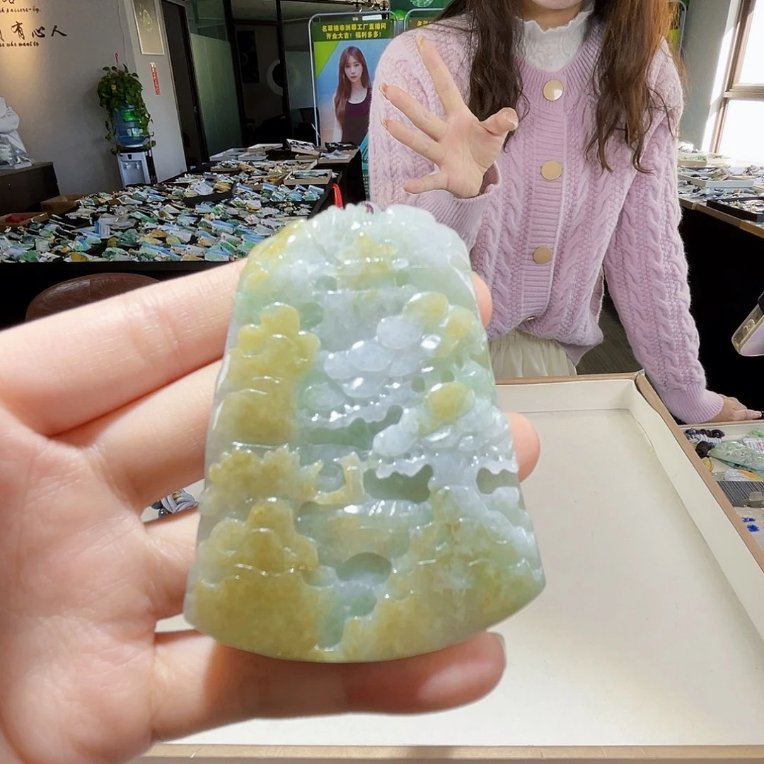 颈饰未镶嵌翡翠翡翠