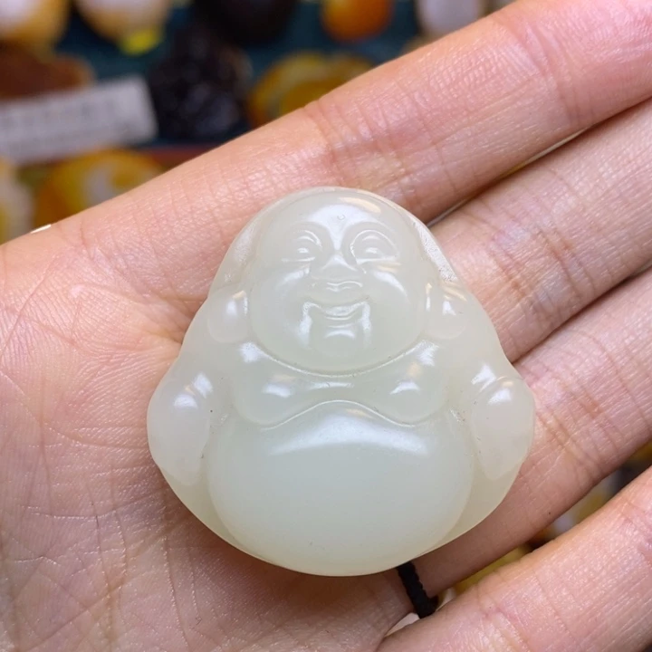 恒***青和田玉未镶嵌吊坠(赠链)