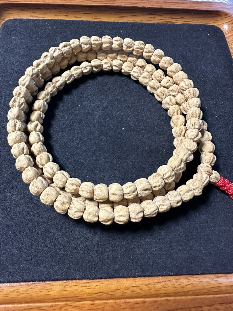 藏区老树顺纹龙脊多楞百香籽长串6 - 8mm