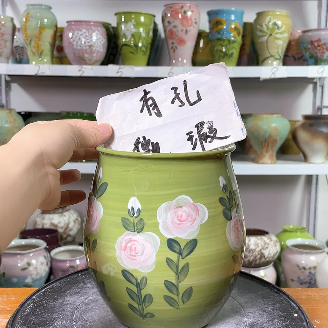 景德镇陶瓷花盆花器暇256