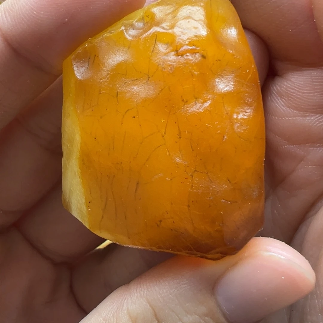 ****頭未镶嵌定制琥珀蜜蜡定制