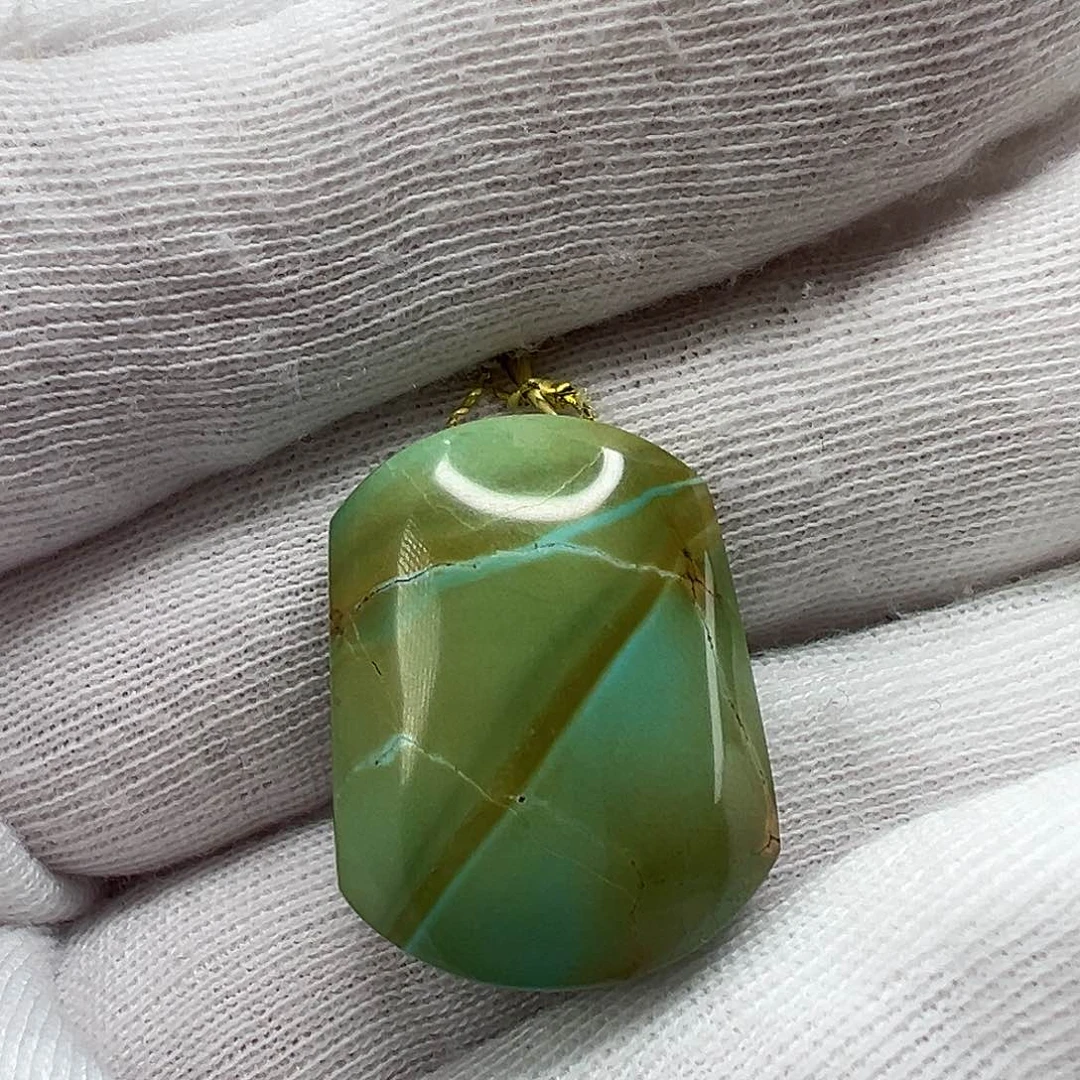 绿松石无事牌 未镶嵌