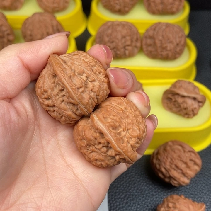 把件文玩核桃36平底锅