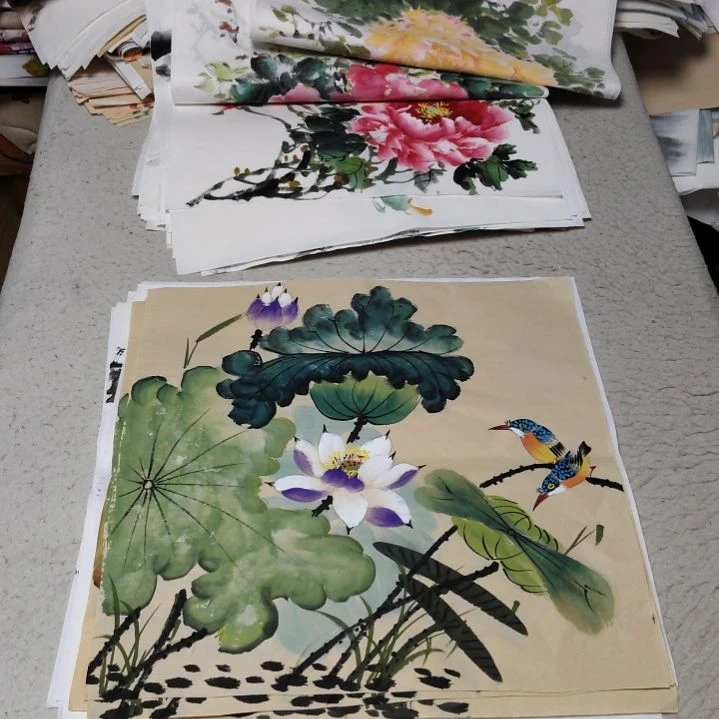 飞***姐国画国画花鸟花鸟花鸟